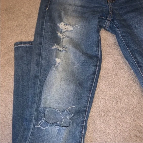 AE light wash ripped jeggings - Picture 6 of 6